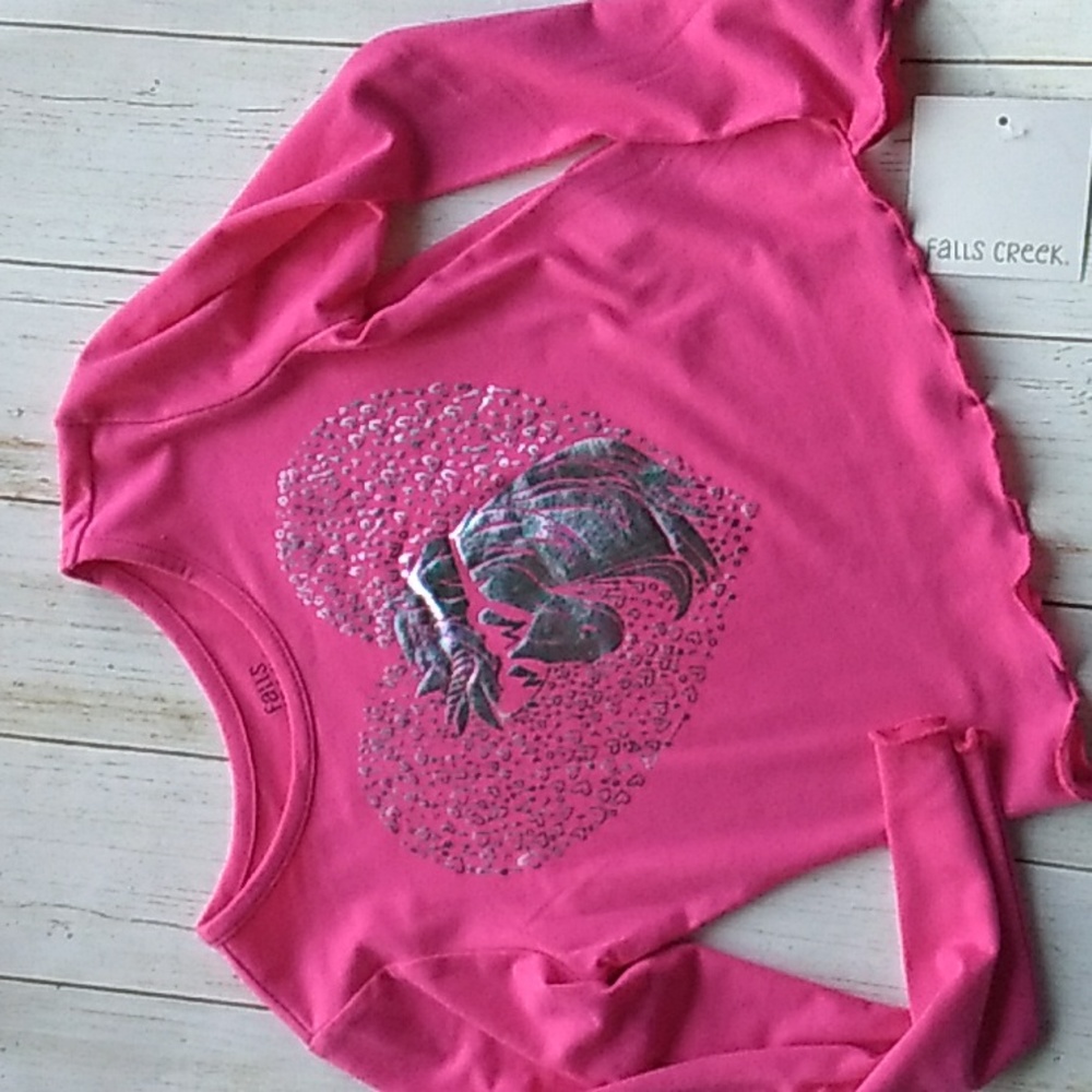 Unicorn hot pink top